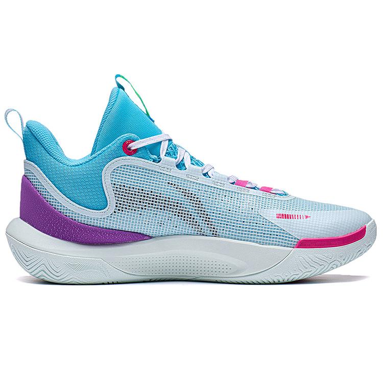 Li Ning SONIC Team Текстиль, Синтетическая кожа, TPU Противоскользящая поддержка Амортизация Низкие Баскетбольные кроссовки Мужские ABPT023-3
