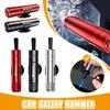 Car Safety Hammer Auto Emergency Glass Window Breaker Seat Belt Cutter Aluminum Alloy Life-Saving Car Emergency Escape Hammer