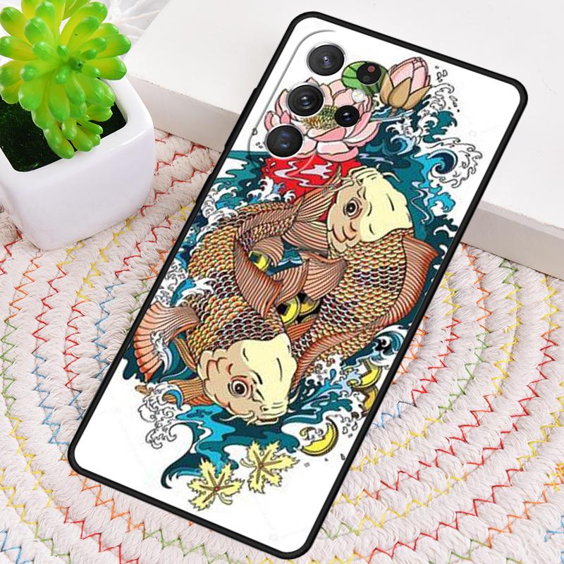 Чехол для телефона с изображением рыбы карпа для Samsung Galaxy note 10 pro S26 Ultra S23 S24 FE S25 S21 S22 PLUS ударопрочный чехол