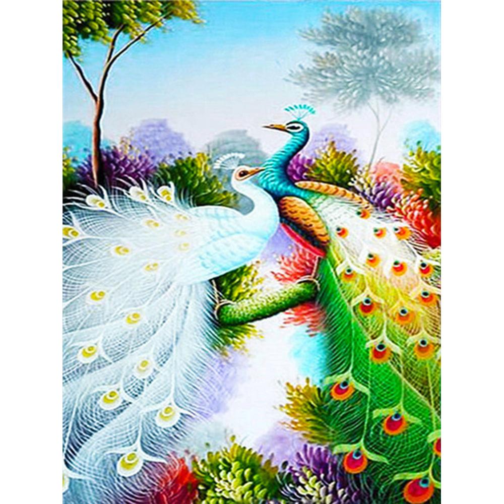 DIY Diamond Painting Kit Animal Diamond Embroidery Cross Stitch Peacock Pictures Of Rhinestones Mosaic Decortion