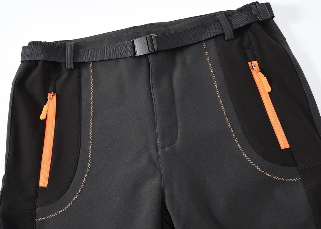 Альпинизм Открытый Длинные матовые холодные и спортивные рабочие брюки 02 L [YSENTO] Осенние/зимние брюки, мужские брюки, водонепроницаемые, подкладка, плотные, дышащие,