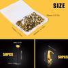 10lbs50 sets of metal photo frame hook nail set wooden wall hook clothing bag seamless hook