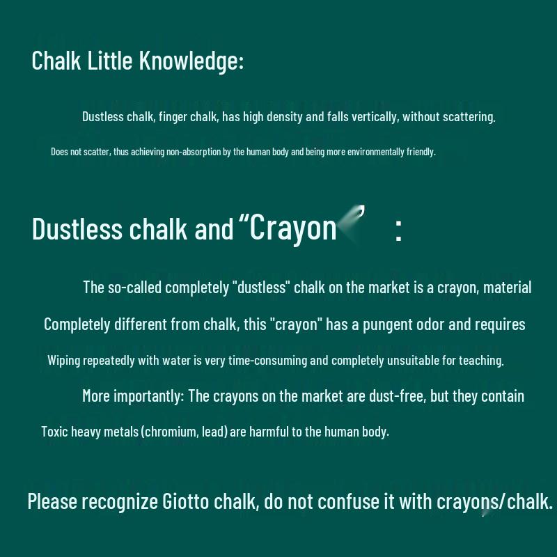 Детские разноцветные мелки для доски без пыли