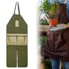 Men's Apron Thick Canvas Apron Carpenter Electrician Garden Work Dress Apron Waterproof Windproof Garden Apron