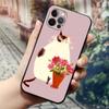 Чехол Apple для iPhone 11 12 13 mini Pro Max XS X XR 7 8 6 plus SE 2020, мягкие силиконовые чехлы, чехол с милым мультяшным котом, цветком, животным
