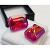 Natural Pitambari Sapphire Emerald Cut 30-31 Ct Pair Fabulous Gemstone