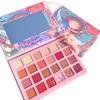 Новинка, 24 цвета, палитра теней для век клубники для девочек, блестящие перламутровые тени для век, водостойкая пластина для глаз, милый макияж, женская косметика