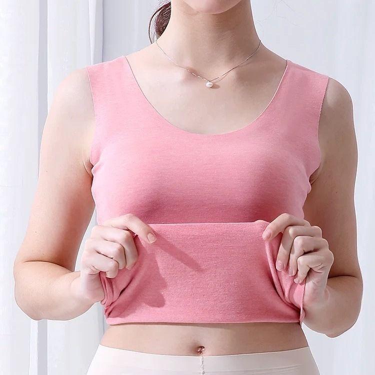 Женский терможилет без следов с подогревом, плюшевый тонкий облегающий тепловой зимний жилет-рубашка