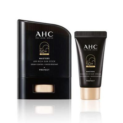 Masters Air Rich Sun Stick 14 г + AHC Masters Aqua Rich Sun Cream 10 мл