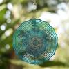 Mandala Flower 3D Metal Wind Spinner for Garden Decor Outdoor Indoor Hanging Ornament Holiday Gift Home Yard Patio Decorative Wind Chime