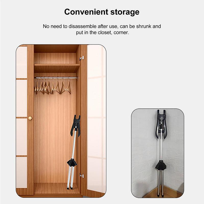 155cm Adjustable Clothes Steamer Rack Steamer Stand Telescopic Garment Steamer Rack Standing Handheld Steam Ironing Bracket