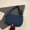 Crossbody Bag Vintage Handbag Shoulder Bag Simple Tote Bag Fashionable Denim Canvas Bag  Travel