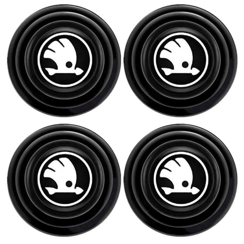 WMZW4 4 шт. для Skoda Kodiaq Karoq Yeti Rapid Superb 3 Fabia Octavia VRS Roomster Scala Наклейка для защиты от ударов на дверь автомобиля