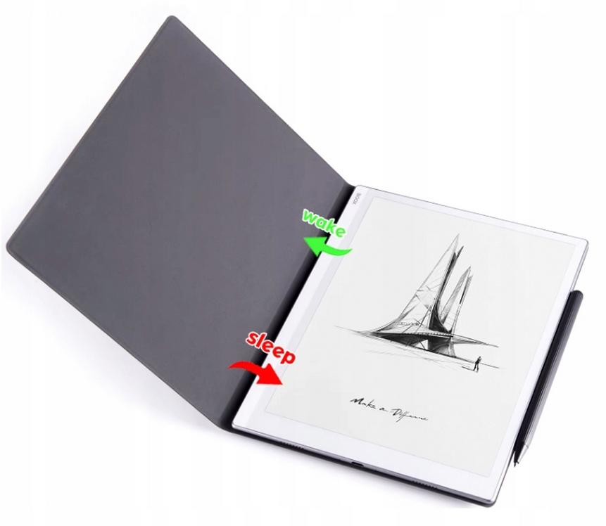 Najlżejsze magnetyczne etui futerał case do onyx boox go 10.3" - granatowe