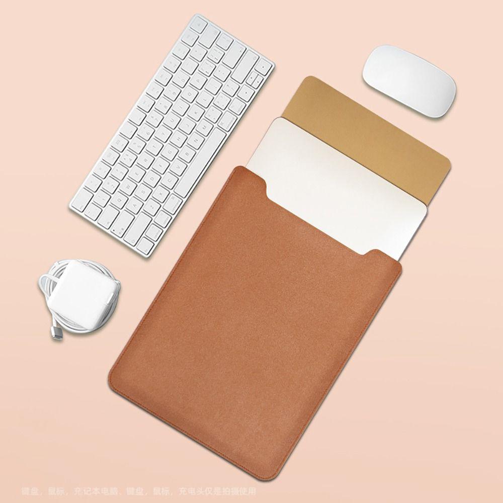 11 13 14 15 дюймов Чехол-конверт для ноутбука Ультратонкий из ПУ кожи Обложка для ультрабука Сумка для ноутбука Противоударный защитный чехол