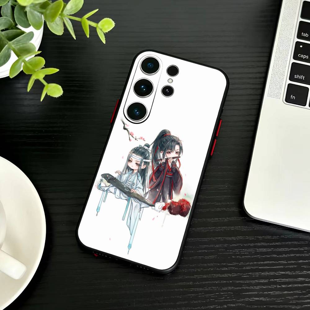 Чехол для телефона Grandmaster M-Демоническое Культивирование для Samsung S26, S25, S24, S23, S22, S21, S20, Ultra, Plus, FE Черный Мягкий Чехол