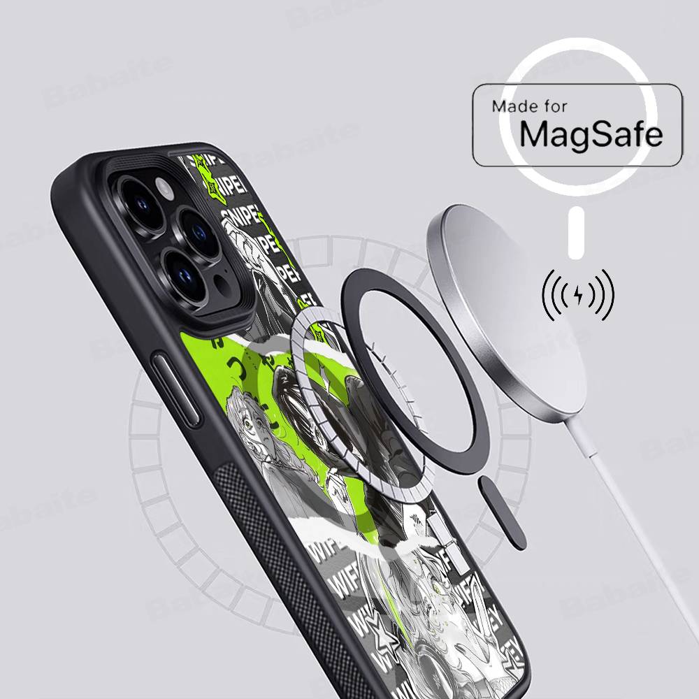 A-Ая O-Оосава K-Кога M-Мицуки Для Магнитного Чехла Телефона Для IPhone 17 16 Pro Max 15 Plus 14 13 12 11 Чехол