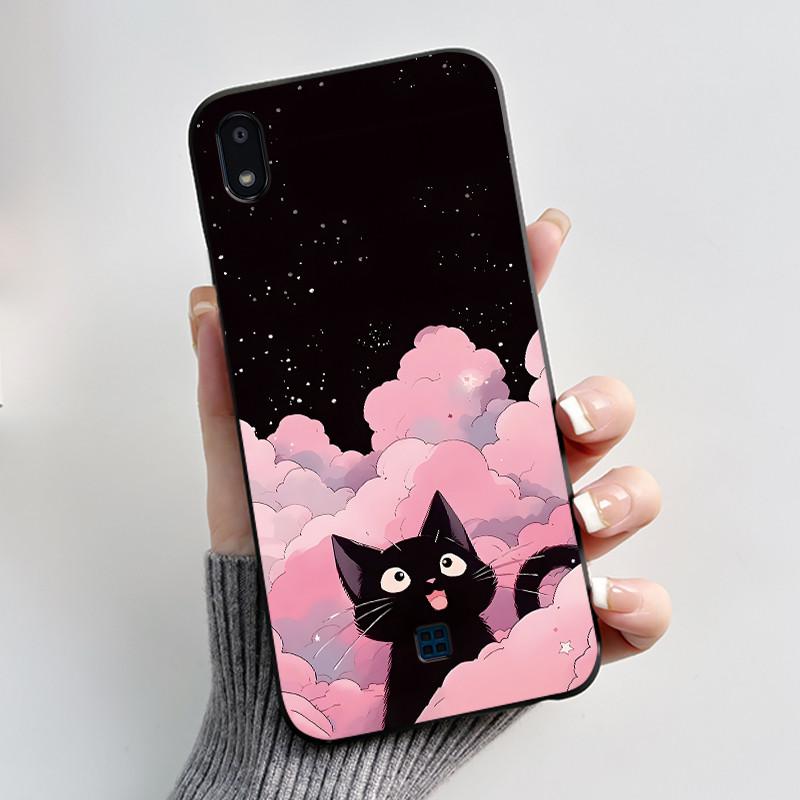 Чехол для LG K20 2019 Чехол Милый Кролик с Сердечками Забавный Мультяшный Ультратонкий Черный Силиконовый Мягкий Чехол для LG K20 (2019) Чехол для телефона