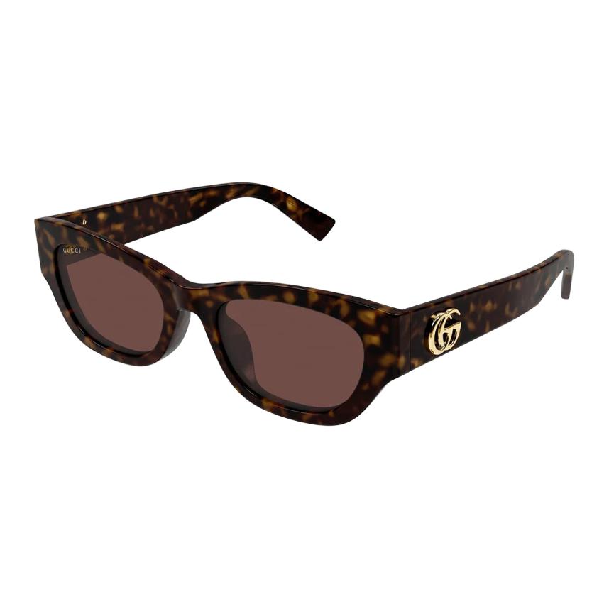 Gucci Unique Design Acetate Square Sunglasses Unisex sunglasses Tortoise GG1954SA002
