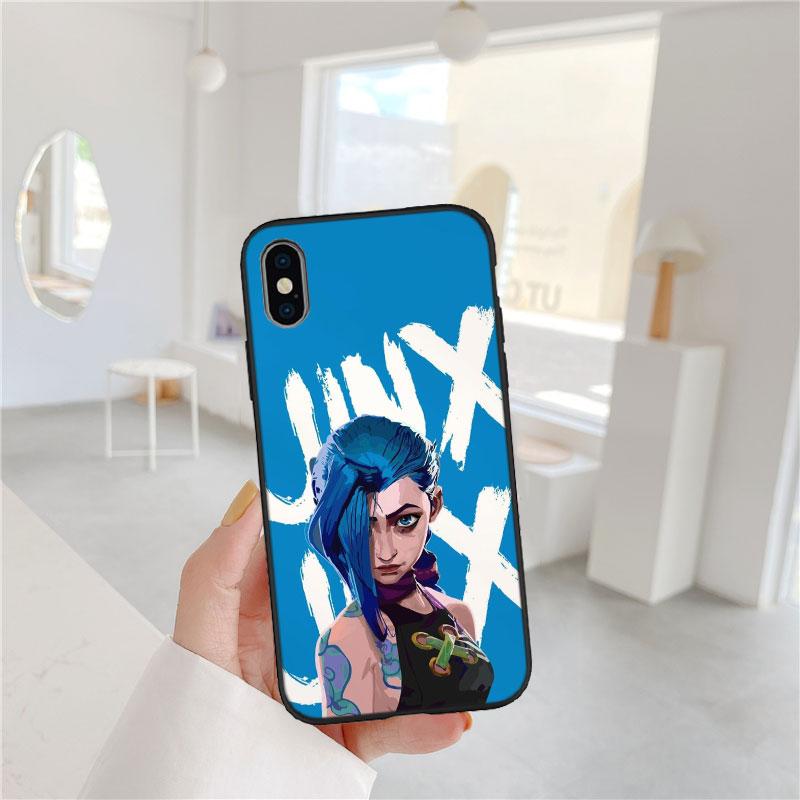 Чехол для телефона QT6 Arcane Jinx для Samsung Galaxy A05 A05S A12 A13 A15 A33 A53 A73 M15E M55 S10 S10E S20 Ultra Lite Plus Fe