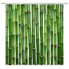 Занавеска для душа Panda Bamboo, Мультяшная Смешная Милая Голубое Небо Радуга Дети Бамбуковый Лес Животные Птицы, Декоративные Ткани для Ванной