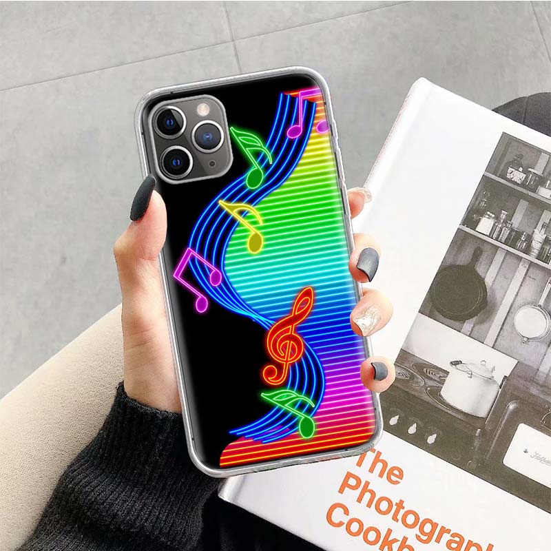 old musical note Music Phone Case For Apple iPhone 17 Air 16 15 Plus 14 + 13 Mini 12 11 Pro Max 7 8 SE 16Max Soft Shell Cover Co