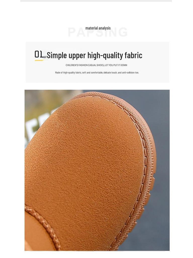 Kids' 2025 Winter Slip-on Snow Boots - Classic Fashion for Boys and Girls