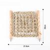 Handmade Water Grass Climbing Net Hammock Swing Ring Toy Boredom Relieving Play Gear for Parrot Pet Bird Cage Entertainment
