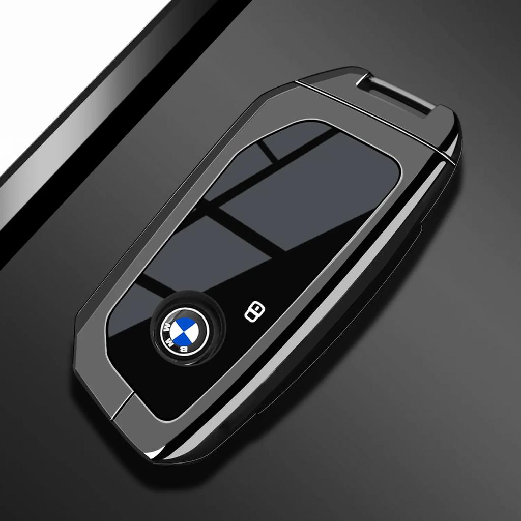 Чехол-брелок из цинкового сплава для ключа автомобиля BMW X1 X3 X4 X5 F15 X6 F16 G30 7 Серия G11 F48 F39 520 525 f30 118i 218i 320i Автоаксессуары