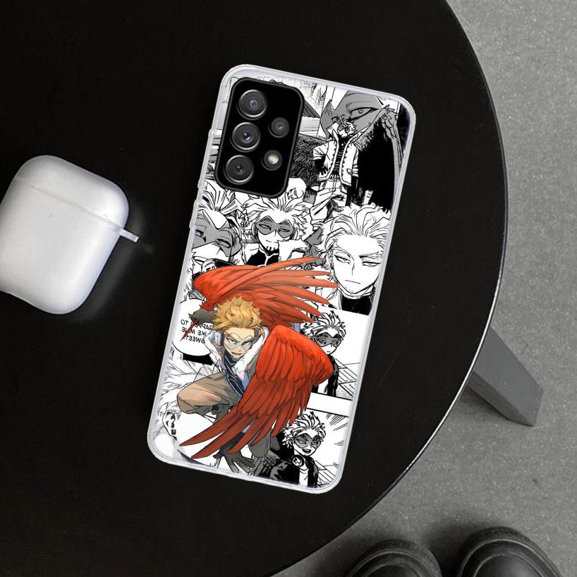 Чехол для телефона Hawks MHA My Hero A-Academy для Samsung Galaxy A12 A22 A32 A52 A72 A02S A51 A50S A31 A20S A10S Note 20 Ultra 10