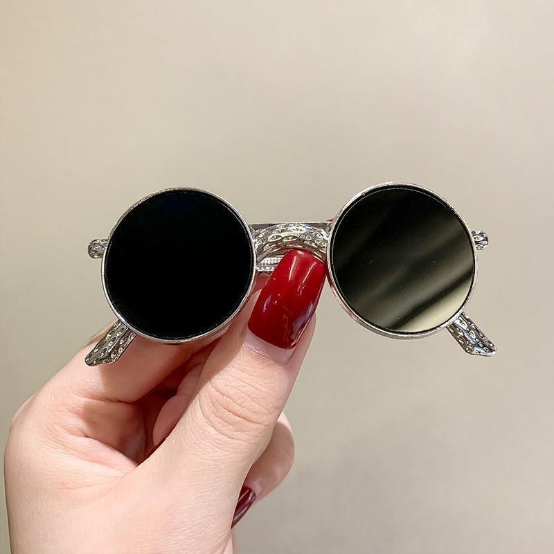 1 шт., модные забавные очаровательные заколки для волос, винтажные заколки в форме очков, заколки для волос для женщин, аксессуары для волос