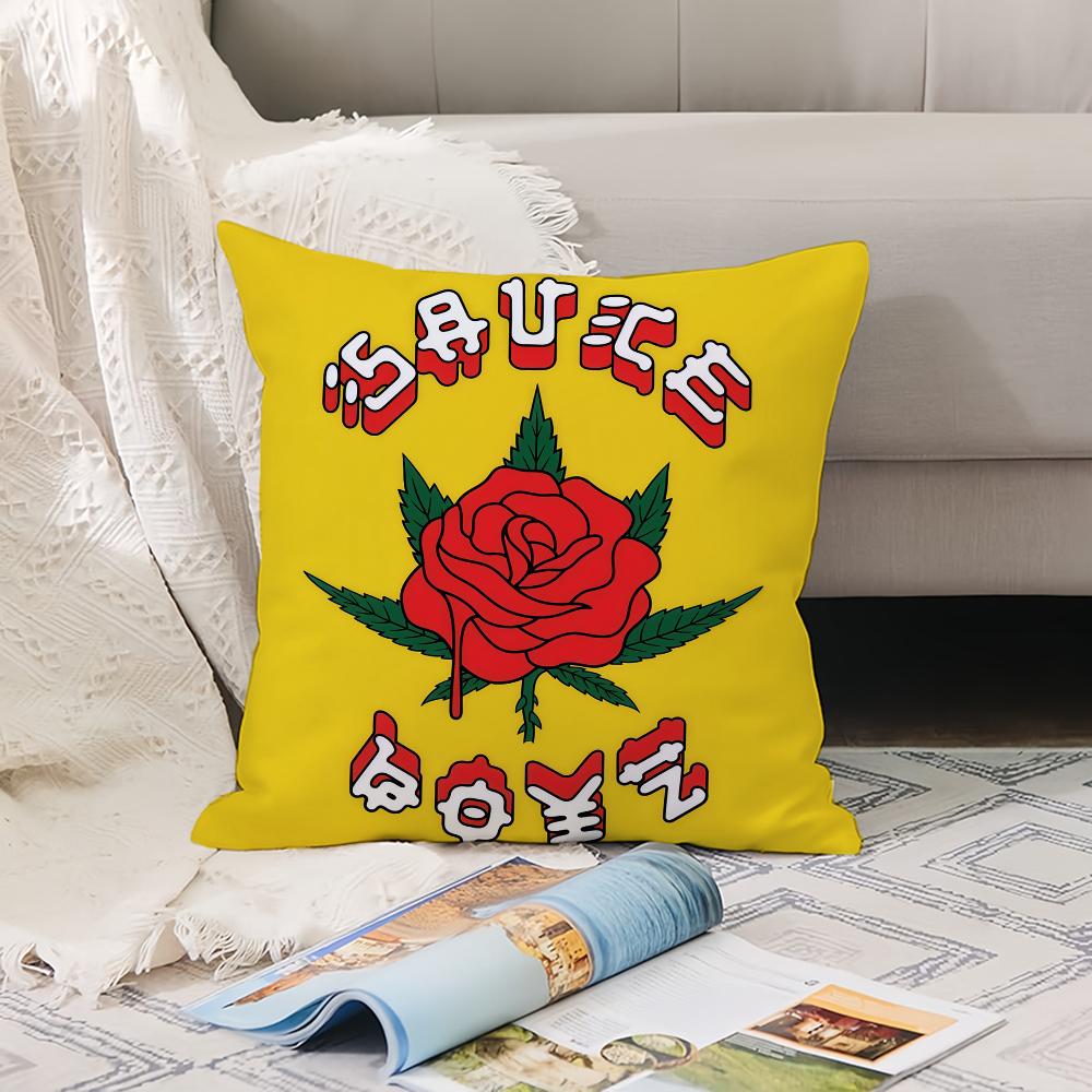 American Rapper Eladio Carrion Pillow Case Office Cushions Suitable For Sofa Car Bedroom Decorative Cushion Cover