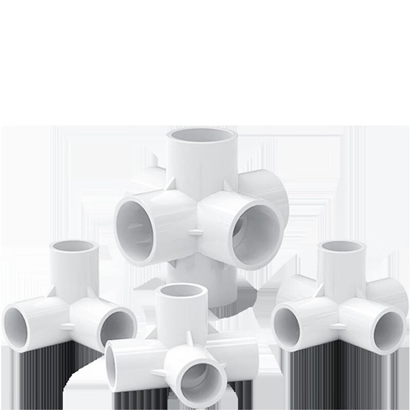 PVC 3D Cross Pipe Connector