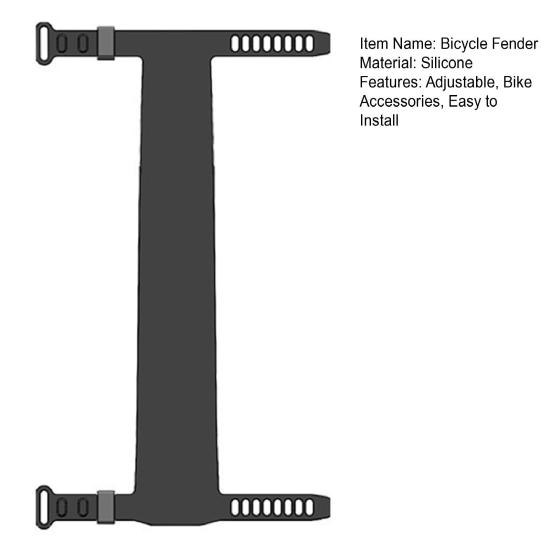 Силиконовое крыло на подседельный штырь велосипеда, регулируемое, легкое, универсальное, для горного, шоссейного велосипеда, защита от брызг грязи, аксессуары для велосипеда