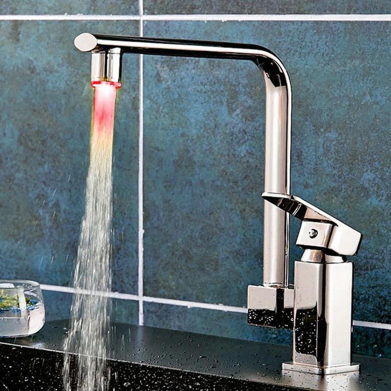 Glow Fantastic Water Tap RGB Temperature Control Led Light Sensor Light