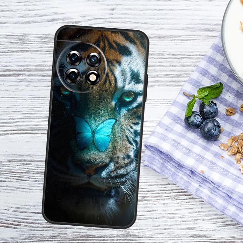 Tiger Face Case For OnePlus Nord CE 5 2 3 4 Lite N20 N30 OnePlus 10T 13T 13R 12R 15R 10 11 12 13 15 Cover