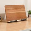 Foldable Book Holder Tray Adjustable Angle Cookbook Bracket Wooden Reading Stand  Computer
