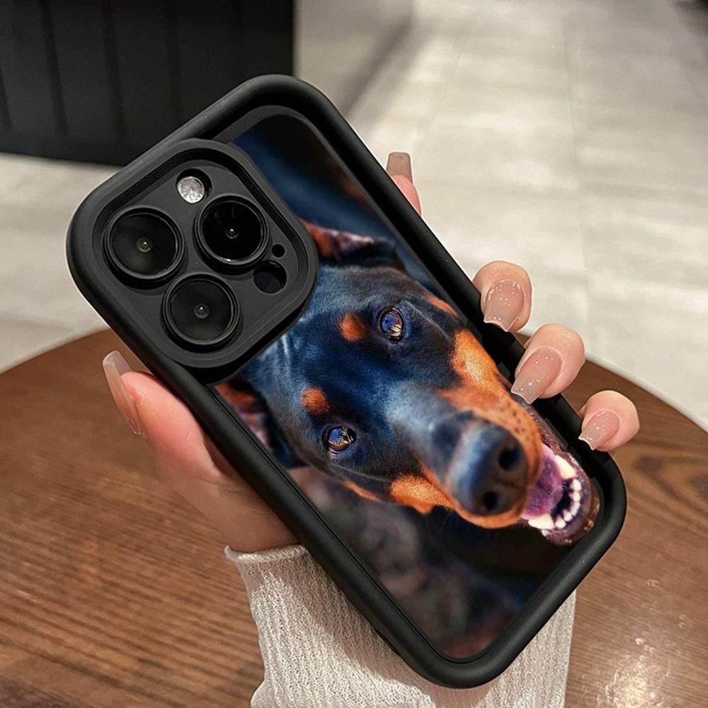 LZ14 Dog Doberman Animal Art силиконовый чехол для телефона Xiaomi 11 Lite 5G 14T Redmi 14C 13C A3 Note 12 11 9 10 13 Pro Plus противоударный задний чехол