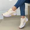 Women Single Shoes Large Size Sports Shoes Women Autumn European and American Color Matching Ladies Casual and Comfortable Single Shoes Women