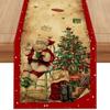 Новогодний Рождественский Скатерть Рождественские Колокольчики Navidad Подарок Рождественская Скатерть Флаг Санта-Клауса Чехол Веселого Рождества Украшения