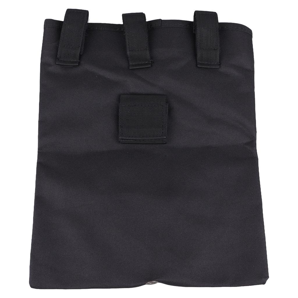 Outdoor Molle Large Recycling Bag Black Recycling Pouch Nylon Big Sundries Recycling Bags Black