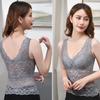 Fashion Mesh Lace Women Crop Tops Vest Push Up Women's Corset Bustier Bra V-Neck Camisole Tank Tops