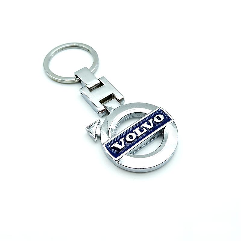 Car Badge Keychain Zinc Alloy Keyring Pendant For Volvo Xc60 Xc90 V40 V60 S60 V50 V90 S80 C40 XC40 V70 XC70 C30 C70 EX90 Rdesign
