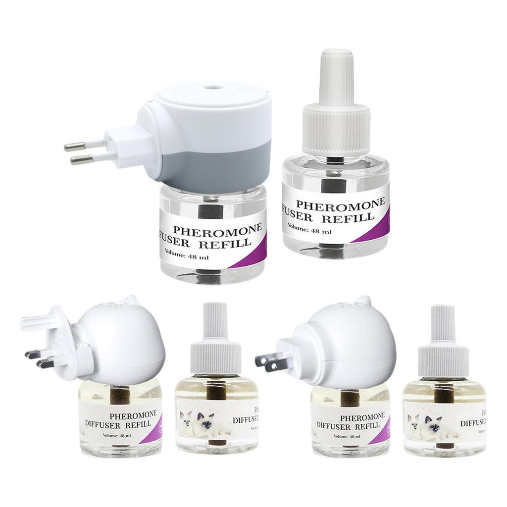 Долгодействующий диффузор с кошачьими феромонами Диффузор с феромонами для успокоения питомцев Средства для тихого комфорта Стресс-вилка для путешествий Котенок