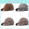 Хлопковая бейсболка с леопардовым узором, унисекс, с изогнутым козырьком, шляпа от солнца для повседневной носки