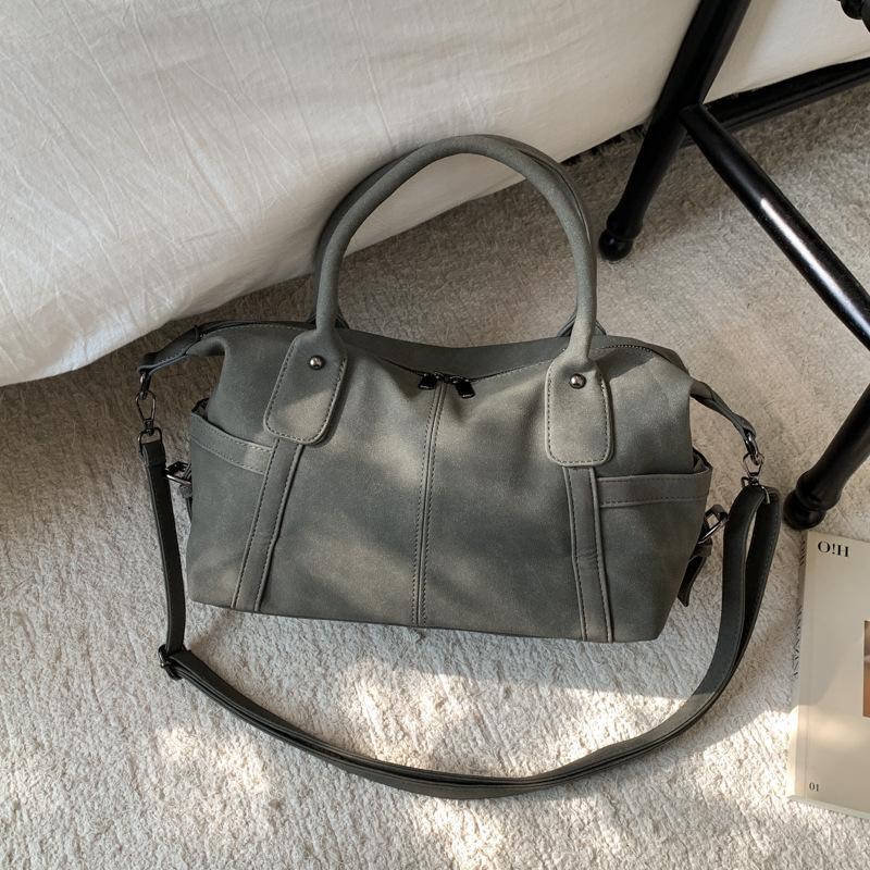 Премиальная женская сумка 2025 новая осенне-зимняя ретро сумка через плечо, сумка-мессенджер, женская сумка, модная сумка-бостонка