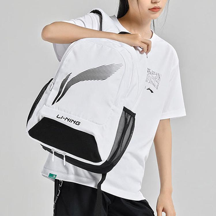 Li Ning Полиэстер Рюкзак Обычный Унисекс Белый ABSU401-2