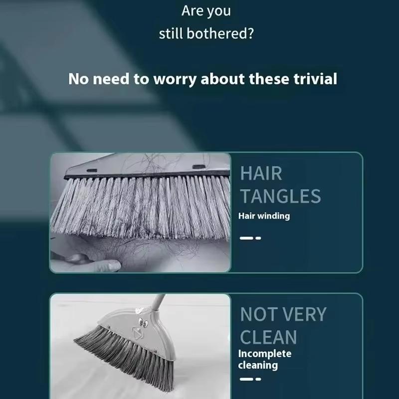 Пластиковый набор веника и совка Комбинация Бытовой набор для мытья пола Подметальная машина Швабра Инструмент для уборки Домашние аксессуары для уборки Веник