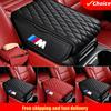 Car Armrest Box Height Pad Universal Leather Armrest Cushion For BMW M Power X1 e84 X3 f25 X5 e53 x6 e71 ix3 i3 320i 330d M4 RW7