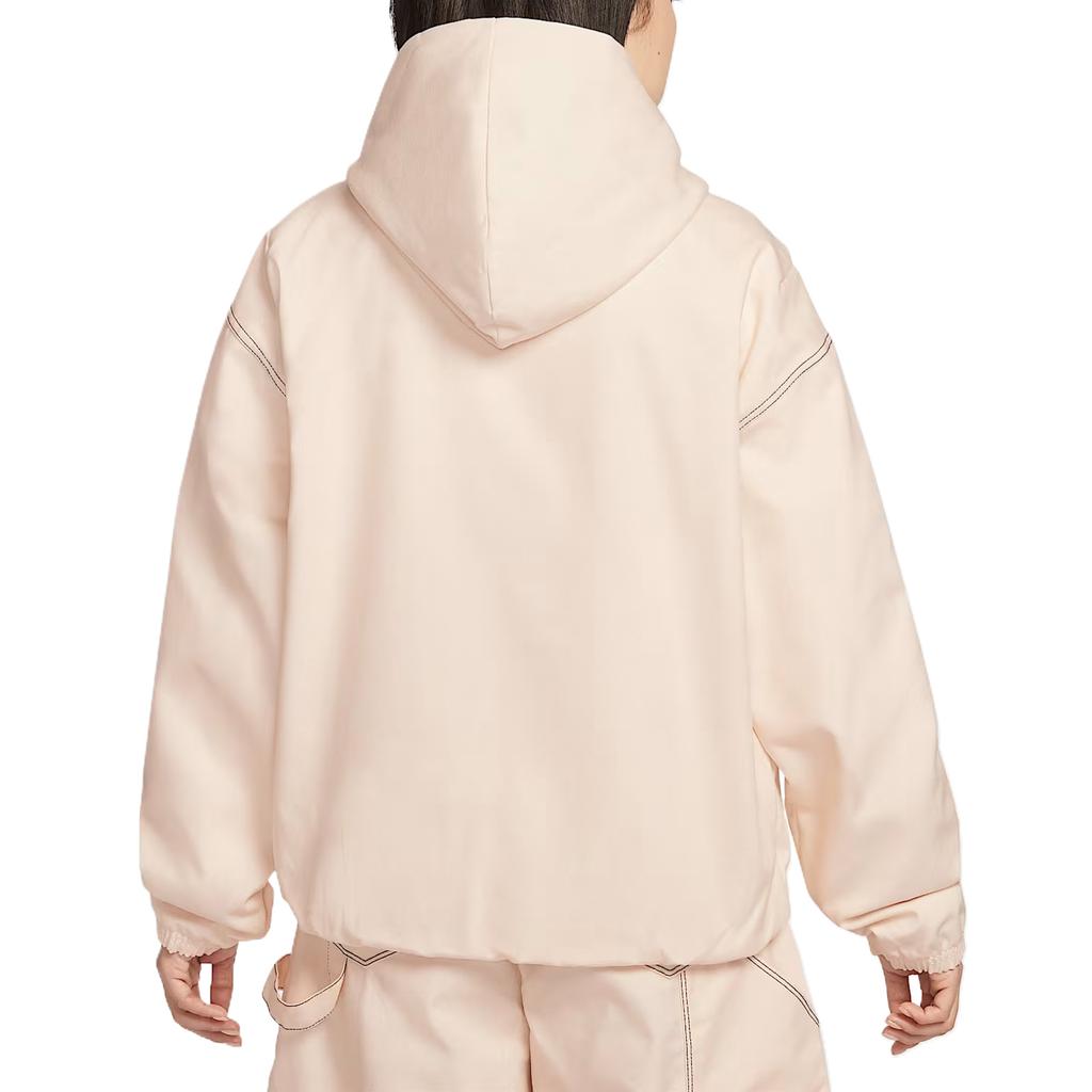 Nike Спортивные куртки Женские Розовый Белый/Розовый Белый С капюшоном Умеренная Рабочая одежда IF0337-103
